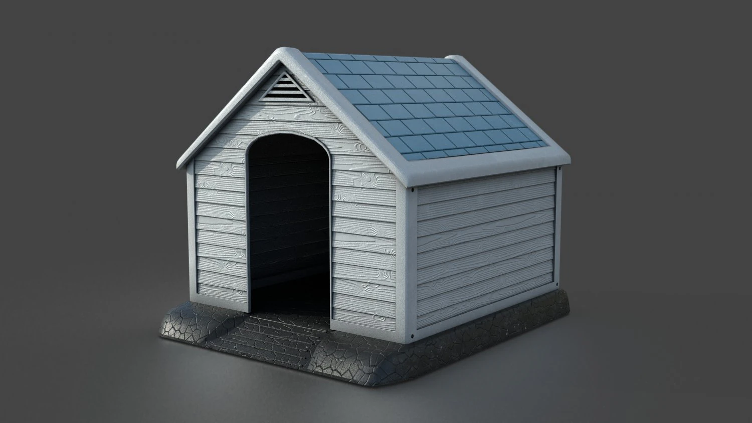 Dog House 3D Model .c4d .max .obj .3ds .fbx .stl .blend 