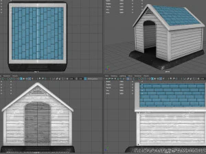 Dog House 3D Model