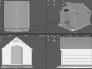 Dog House 3D Model