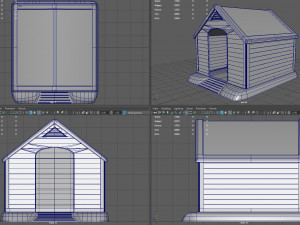 Dog House Model 3D