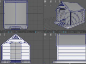 Dog House 3D Model