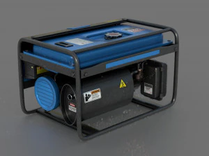 Pembangkit Listrik Model 3D