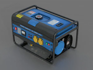 Pembangkit Listrik Model 3D