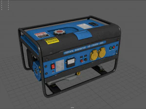 Pembangkit Listrik Model 3D