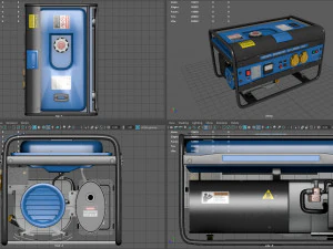 Pembangkit Listrik Model 3D