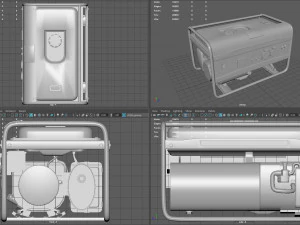 Pembangkit Listrik Model 3D