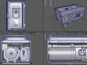 Pembangkit Listrik Model 3D
