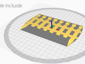Garden fence Model 3D