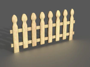 Garden fence 3D Model
