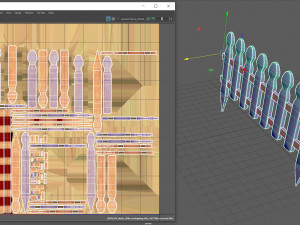 Garden fence Model 3D