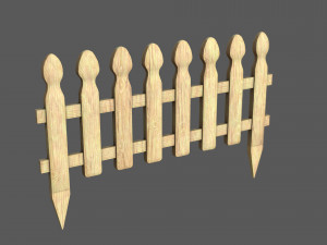 Garden fence Model 3D