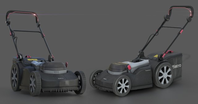 Lawn Mower 3D Модель .c4d .max .obj .3ds .fbx .stl .blend 