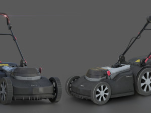 Lawn Mower 3D Model