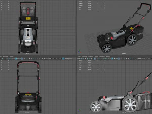 Lawn Mower 3D Model