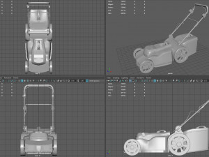 Lawn Mower 3D Модель