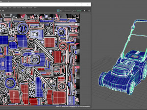 Lawn Mower 3D Модель