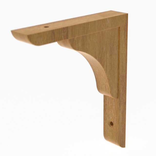 Shelf Bracket Model do druku 3D .c4d .max .obj .3ds .fbx .stl .blend 
