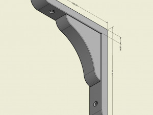 Shelf Bracket Model do druku 3D
