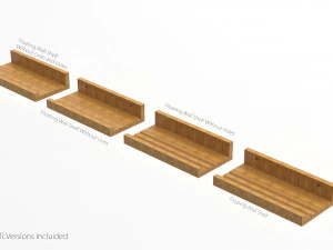 Floating Wall Shelf 3D Print Model