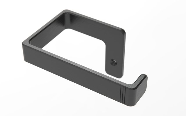 Roll Holder 3D Print Model .c4d .max .obj .3ds .fbx .stl .blend 