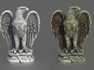 Eagle Statue 3D Model