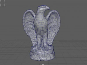 Eagle Statue 3D Model
