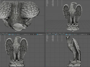 Eagle Statue 3Dモデル