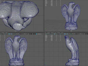 Eagle Statue 3D Model