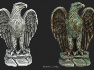 Eagle Statue 3D Model