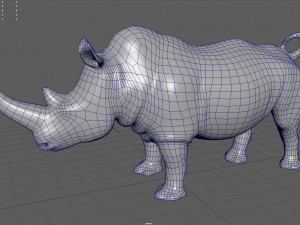 White Rhino Modelo 3D