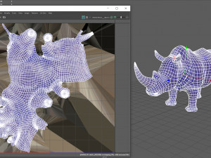 White Rhino Modelo 3D