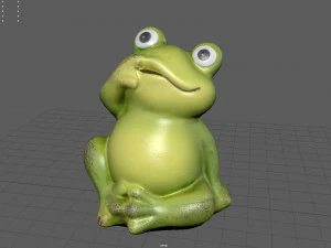 Garden Frog 3D Model
