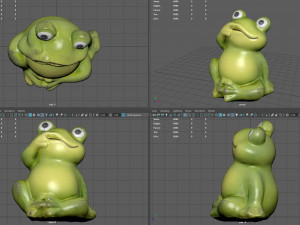 Garden Frog 3D मॉडल