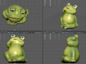Garden Frog 3D Model