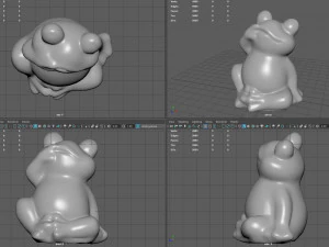 Garden Frog 3D Model