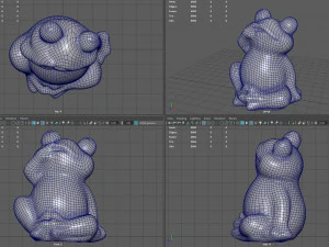 Garden Frog 3D Model
