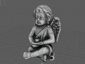 Angel with Candle Modelo 3D