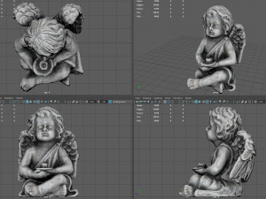 Angel with Candle Modelo 3D