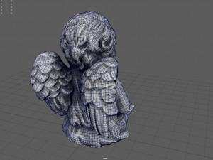 Angel with Candle Modelo 3D