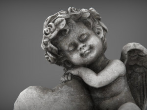 Angel with Heart 3D Model