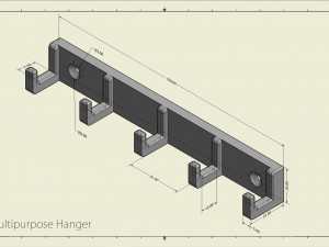 Multipurpose Hanger 3D Принт Модель
