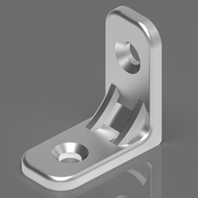 Corner Bracket 3D-printmodel .c4d .max .obj .3ds .fbx .stl .blend 