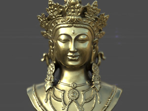 Goddess Tara Bust 3D 모델
