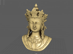 Goddess Tara Bust 3D 모델