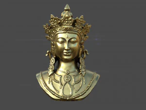 Busto della dea Tara Modello 3D