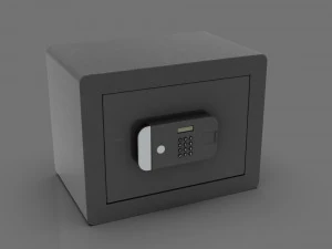 保险箱 3D 模型