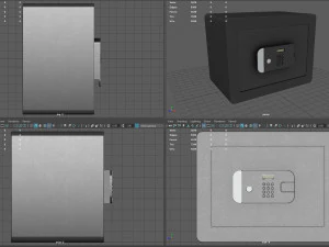 Safe Box 3D Model