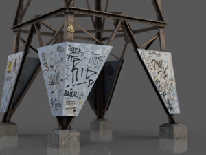 Power Line Modelo 3D