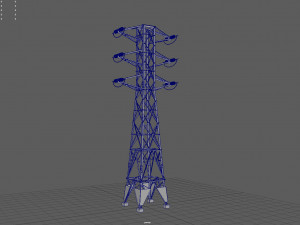 Power Line Modelo 3D