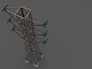 Power Line 3D Model